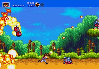 Gunstar Heroes screenshot