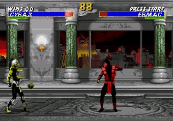 Cyrax performing special moves - UMK3 (SEGA Genesis) Cyrax performing his Near Bomb Toss move in Ultimate Mortal Kombat 3