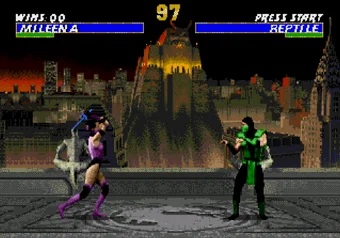 Mileena performing special moves - UMK3 (SEGA Genesis) Mileena performing her Sai Throw move in Ultimate Mortal Kombat 3