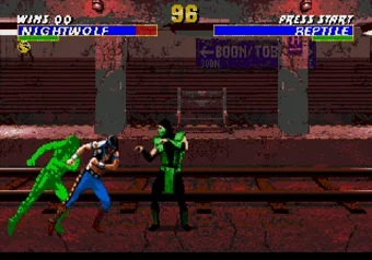 Nightwolf performing special moves - UMK3 (SEGA Genesis) Nightwolf performing his Shadow Shoulder move in Ultimate Mortal Kombat 3