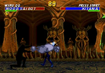 Noob Saibot performing special moves - UMK3 (SEGA Genesis) Noob Saibot performing his No Block Ball move in Ultimate Mortal Kombat 3