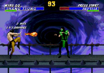 Shang Tsung performing special moves - UMK3 (SEGA Genesis) Shang Tsung performing his Double Fireballs move in Ultimate Mortal Kombat 3