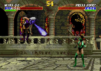 Sindel performing special moves - UMK3 (SEGA Genesis) Sindel performing her Air Fireball move in Ultimate Mortal Kombat 3